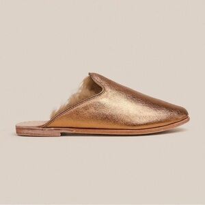 Sabah Sante Shearling Baba in Metallic size 40/7.5